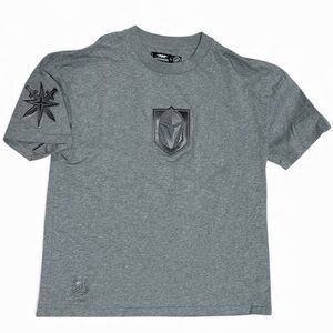 Las Vegas Golden Knights Men’s Gray T-Shirt Size S NHL Licensed Crew Neck
